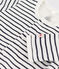 Bodyjama a righe bebé in cotone bianco MARSHMALLOW/blu SMOKING