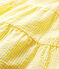 Abito a manica corta in seersucker a righe bebè femmina giallo SHINE/bianco MARSHMALLOW