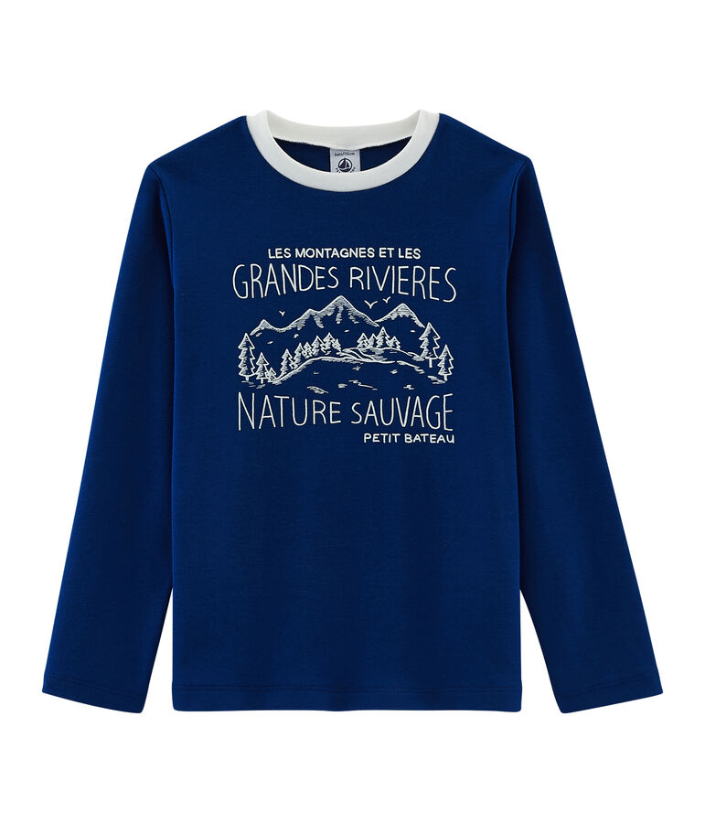 T-shirt bambino blu LIMOGES
