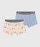 Set di boxer in cotone con stampa di elefanti bambino variante 1