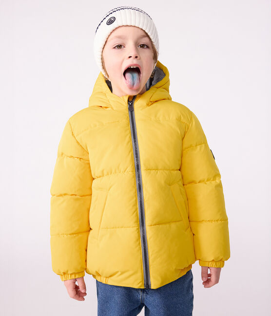 Piumino tinta unita bambino giallo JAUNE