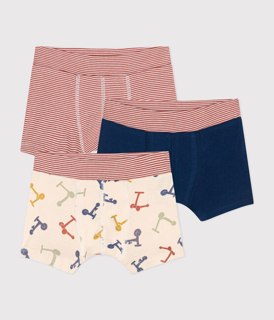 Confezione da 3 boxer con monopattini in cotone bambino variante 1