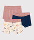 Confezione da 3 boxer con monopattini in cotone bambino