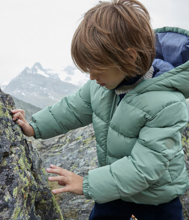 Piumino bambino unisex verde