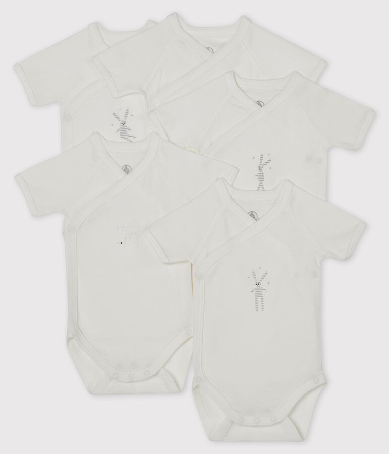 Confezione da 5 body nascita manica corta beb&egrave; variante 1