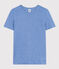 T-shirt L'ICONIQUE in lino da donna blu GAULOISE