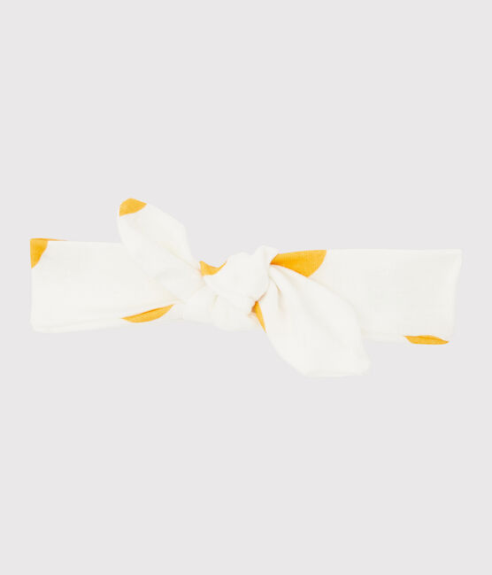 Fascia bambina bianco MARSHMALLOW/giallo BOUDOR