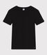 T-shirt Iconica a maniche corte a coste tinta unita donna