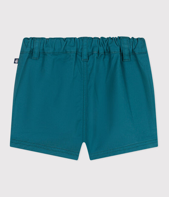 Shorts in serge tinta unita neonato verde DRAGONFLY