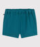 Shorts in serge tinta unita neonato verde DRAGONFLY