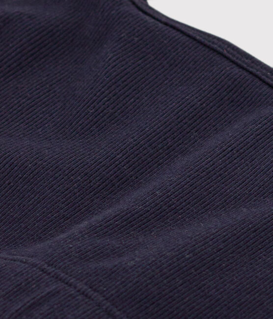 Bralette a tinta unita in cotone ed elastan donna blu SMOKING