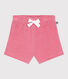 Shorts in spugna di cotone neonato
