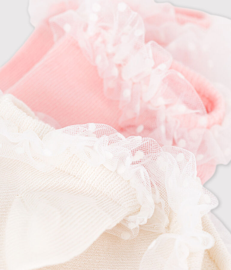 Confezione da 2 paia di calzini bambina multicolore