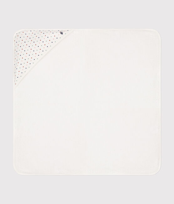 Asciugamano da bagno quadrato in cotone bianco MARSHMALLOW/bianco MULTICO