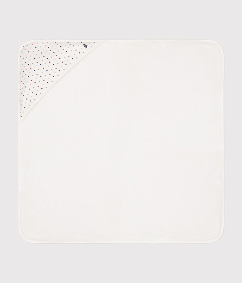 Asciugamano da bagno quadrato in cotone bianco MARSHMALLOW/bianco MULTICO