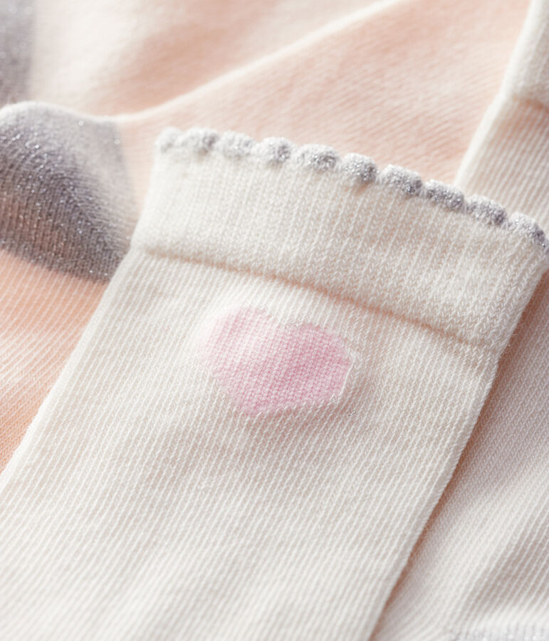 Confezione da 2 paia di calzini bambina multicolore