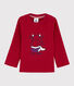 T-shirt di cotone a maniche lunghe da neonato