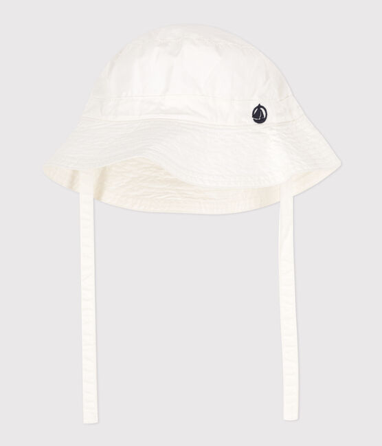 Cappellino in twill neonato bianco MARSHMALLOW