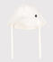Cappellino in twill neonato bianco MARSHMALLOW