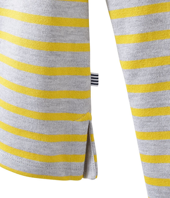 Mariniere iconica grigio POUSSIERE/giallo BLE