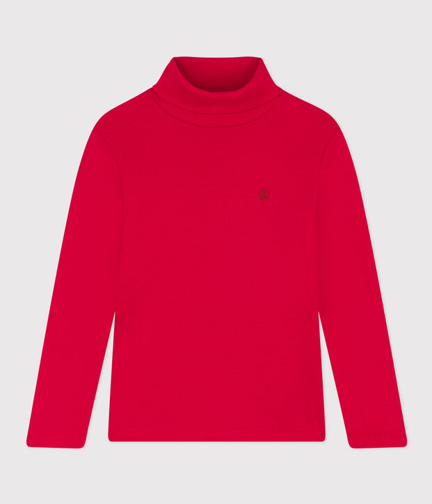 Lupetto in cotone bambino unisex rosso