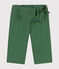 Pantaloni in serge neonato verde PALMERAIE