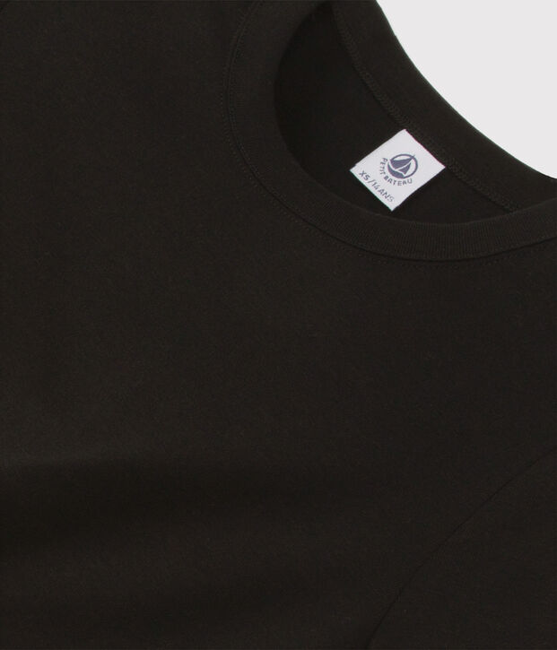 T-shirt L'ICONIQUE girocollo in cotone donna nero