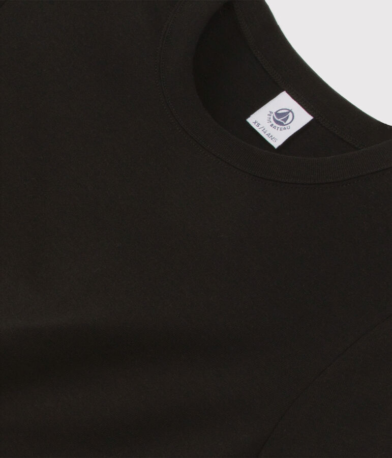 T-shirt L'ICONIQUE girocollo in cotone donna nero