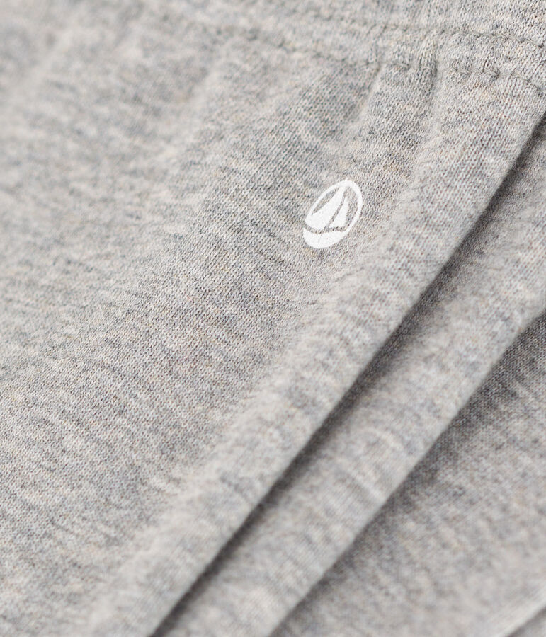 Leggings in cotone per beb&egrave; grigio