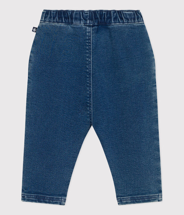 Jeans in denim per beb&egrave; blu
