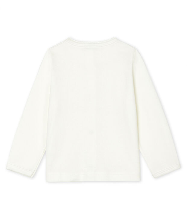 Cardigan leggero beb&egrave; femmina bianco