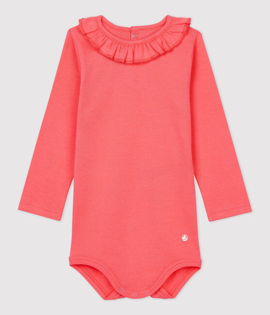 Body in cotone bebè. arancione PEACHY