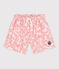 Shorts in cotone con stampa bambina rosa FLEUR/ SPI