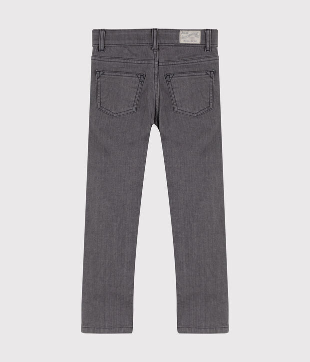 Pantalone in denim bambino grigio
