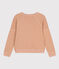 Felpa donna in cotone beige VINTAGE