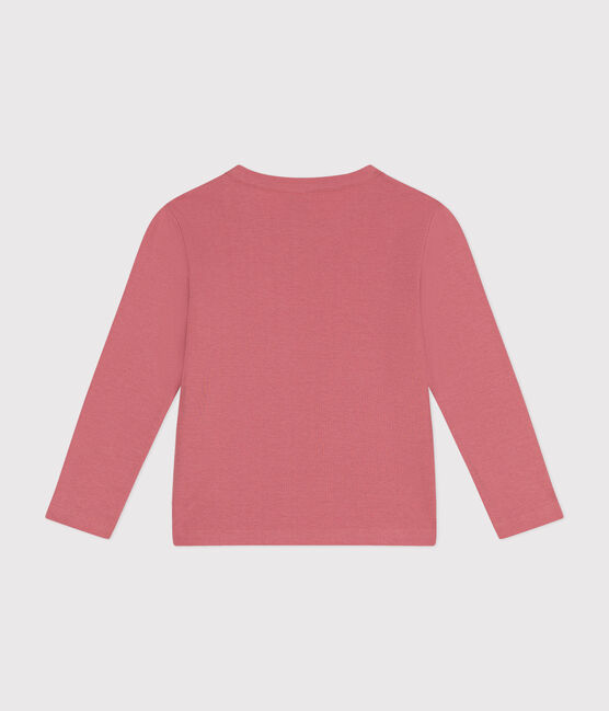 T-shirt a maniche lunghe a costine bambina/bambino rosa ROSEWOOD