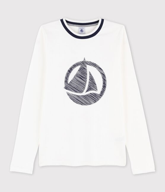 T-shirt a maniche lunghe bianco MARSHMALLOW
