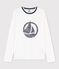T-shirt a maniche lunghe bianco MARSHMALLOW