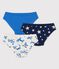 Confezione da 3 slip animali bambino in cotone variante 1