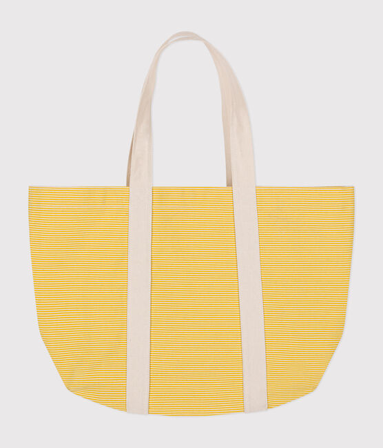 Borsa da mare in cotone tinta unita giallo NECTAR/ AVALANCHE