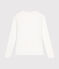 T-shirt L'ICONIQUE cocotte in cotone Donna bianco ECUME