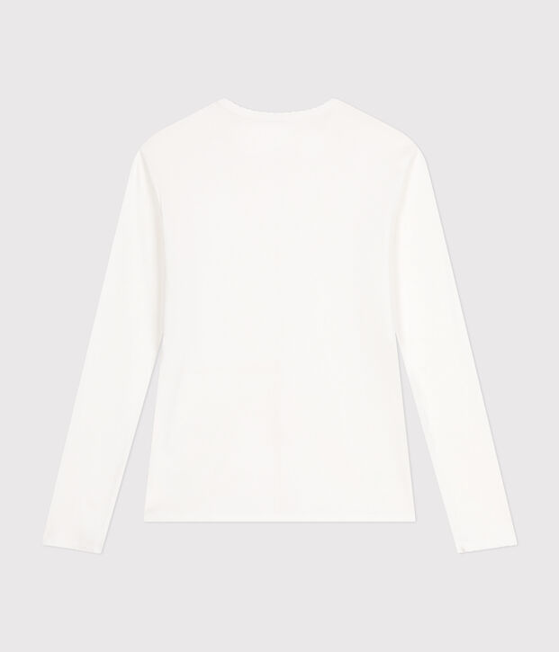 T-shirt L'ICONIQUE cocotte in cotone Donna bianco