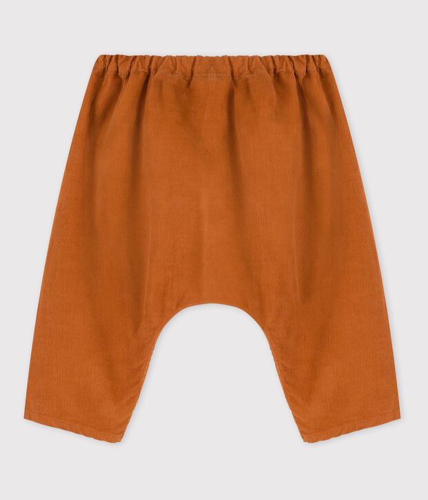 Pantalone in velluto a costine beb&egrave;. marrone