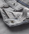 Pantaloni slim bambina in jeans stretch grigio Gris