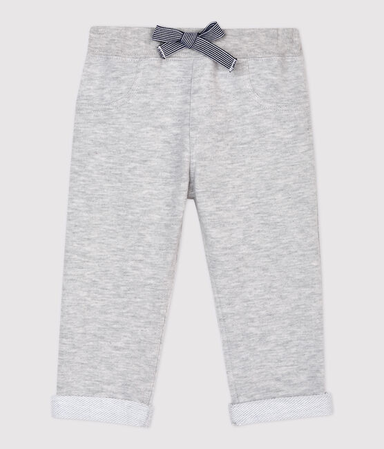 Pantaloni in molleton bebè. grigio BELUGA CHINE