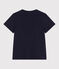 T-shirt donna Le Droit in cotone tinta unita blu SMOKING