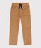 Pantaloni dritti in velluto bambino LATTE