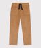 Pantaloni dritti in velluto bambino LATTE