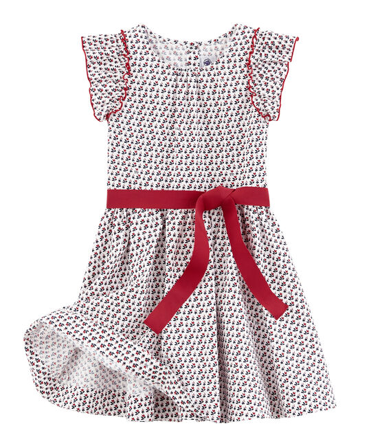 Abito bambina bianco MARSHMALLOW/bianco MULTICO