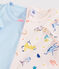 Confezione da 2 t-shirt manica corta animali yoga bambina variante 1